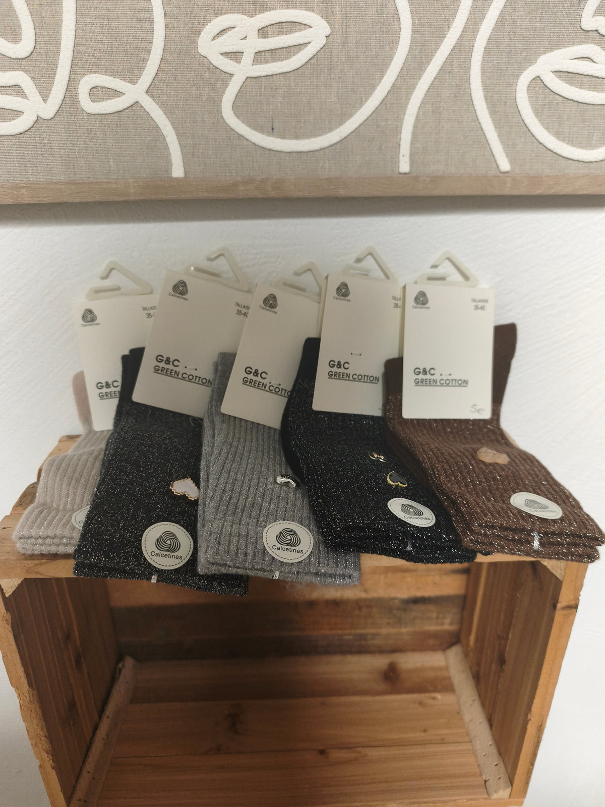 Chaussettes green cotton