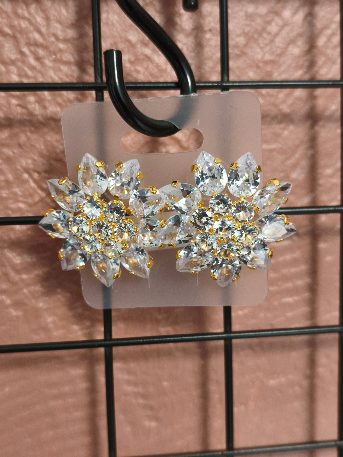Boucle d'oreille zirconium