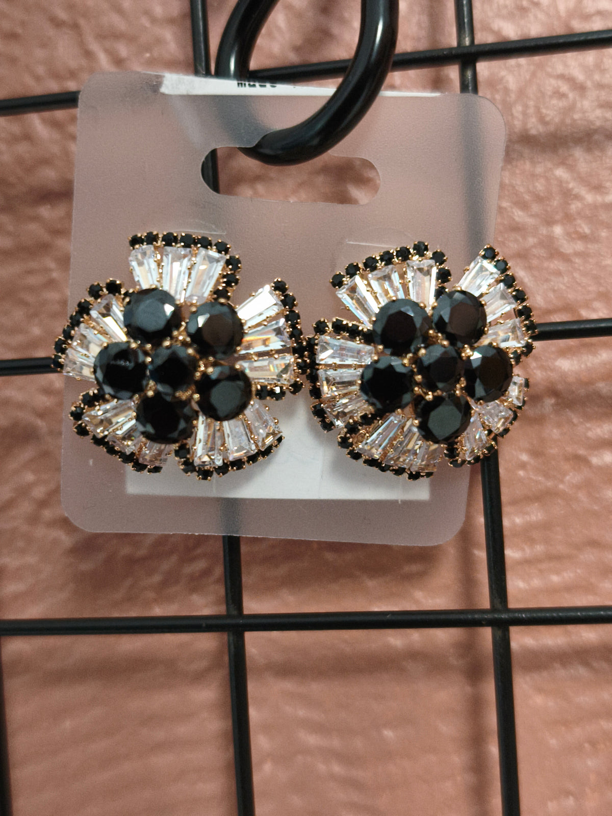 Boucle d'oreille strass