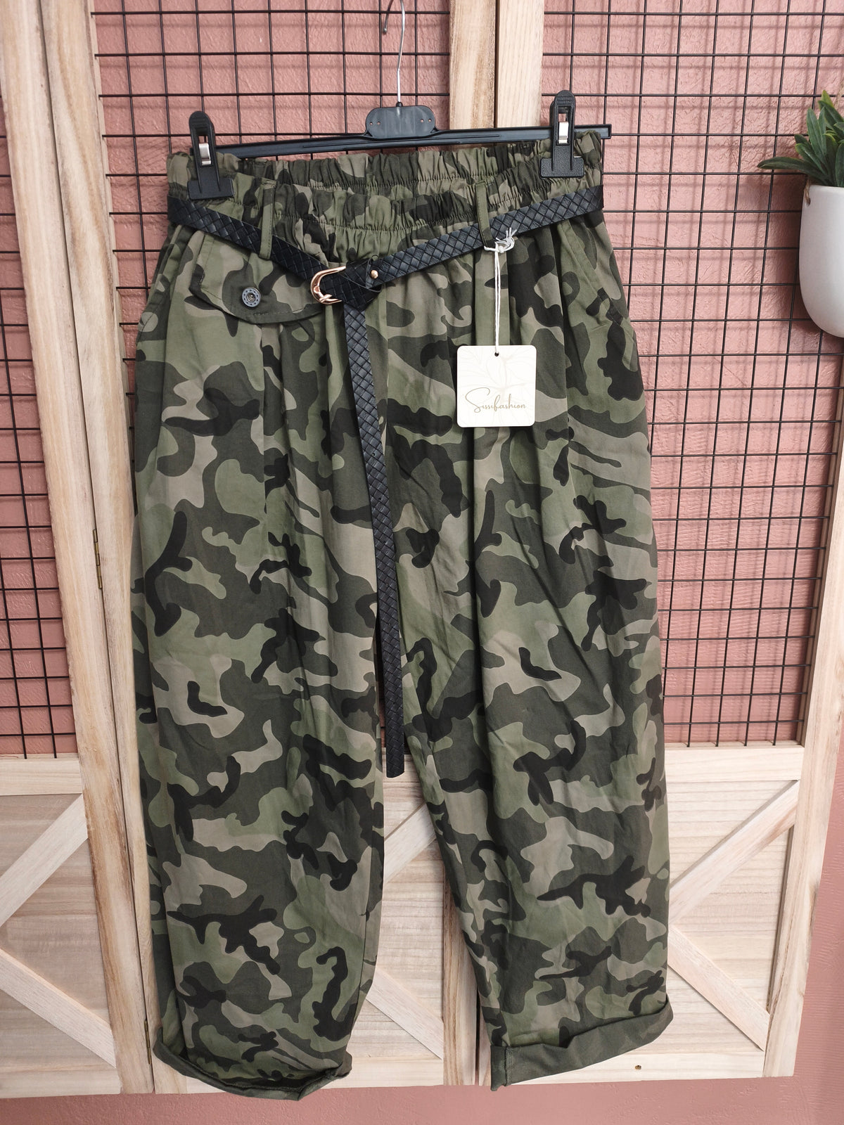 Pantalon forme carotte