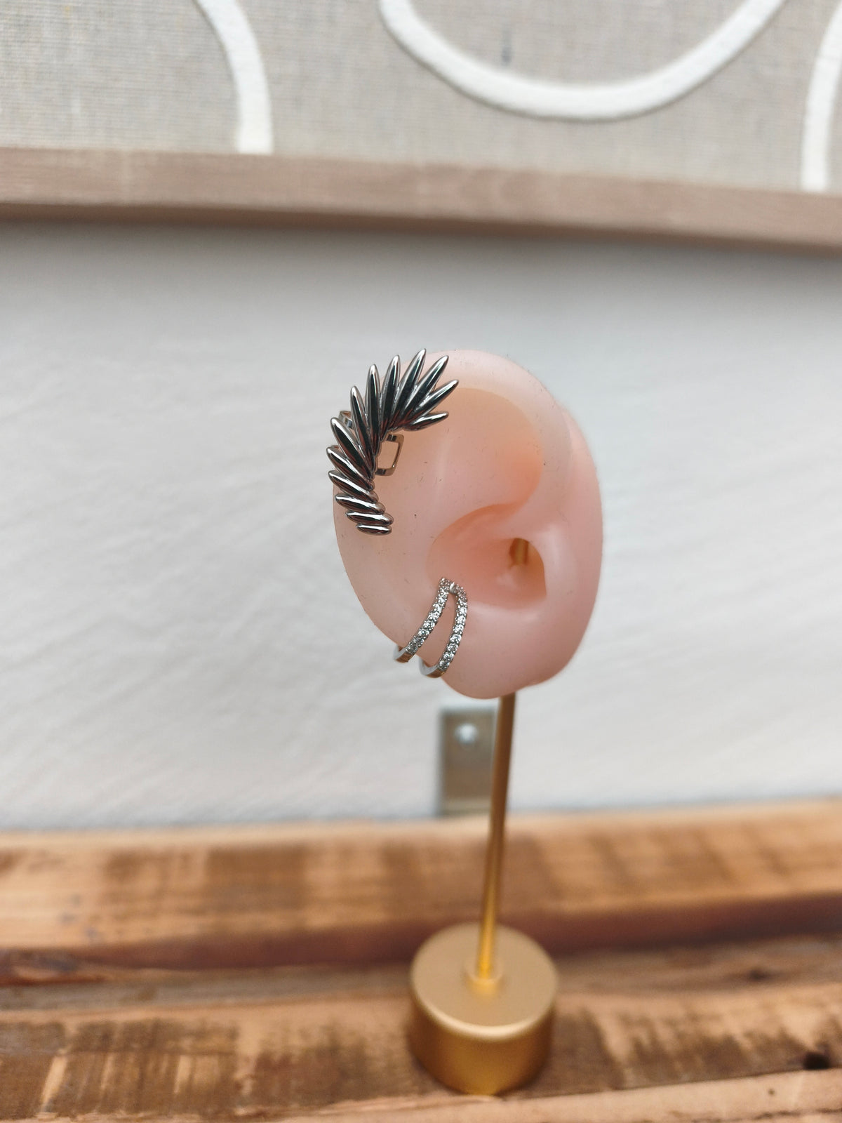 Bague d'oreilles en acier inoxydable