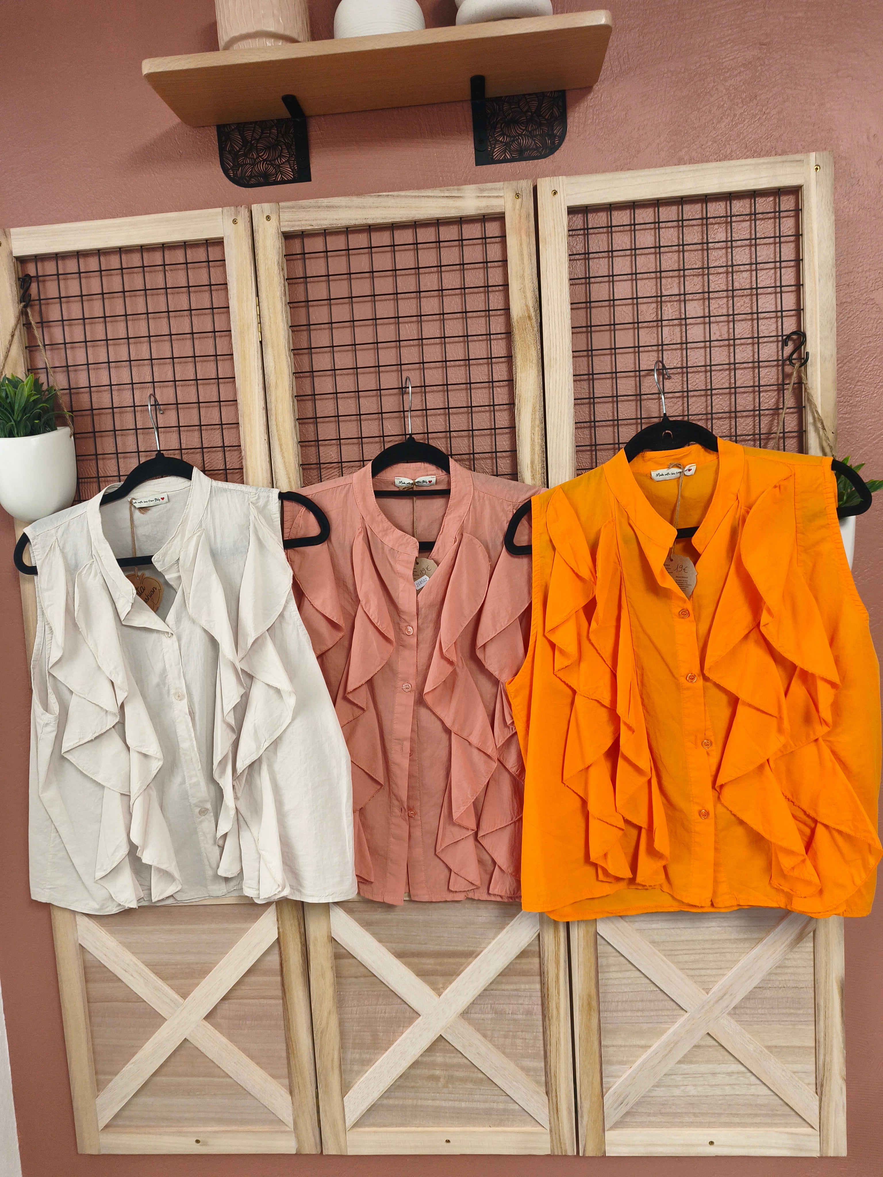 Chemise froufrou