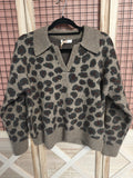 Pull leopard 5% laine