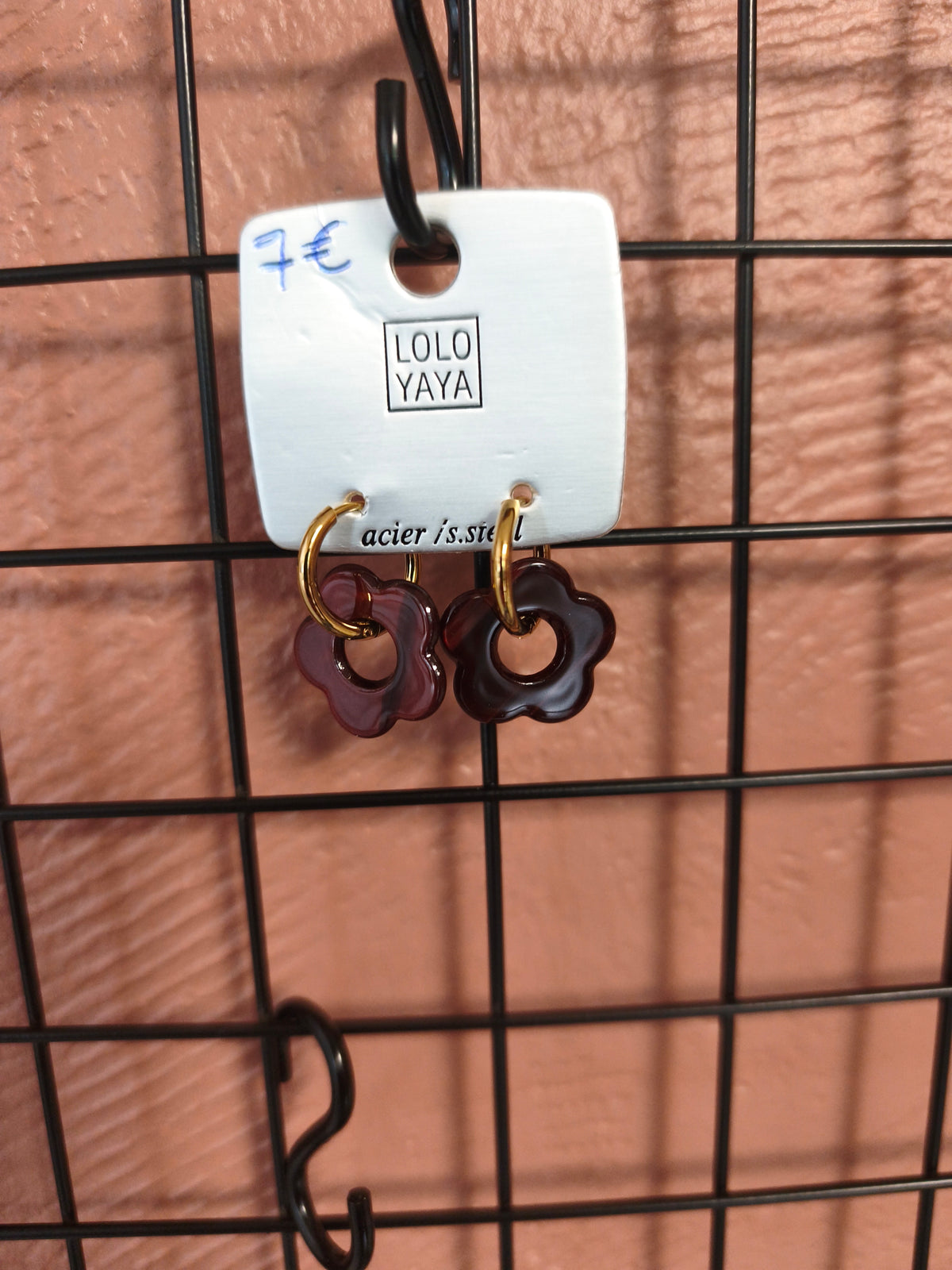 Boucle d'oreille acier inoxydable
