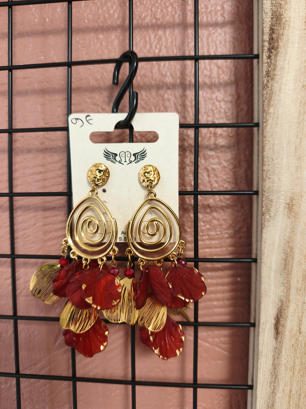 Boucle d'oreille en acier inoxydable