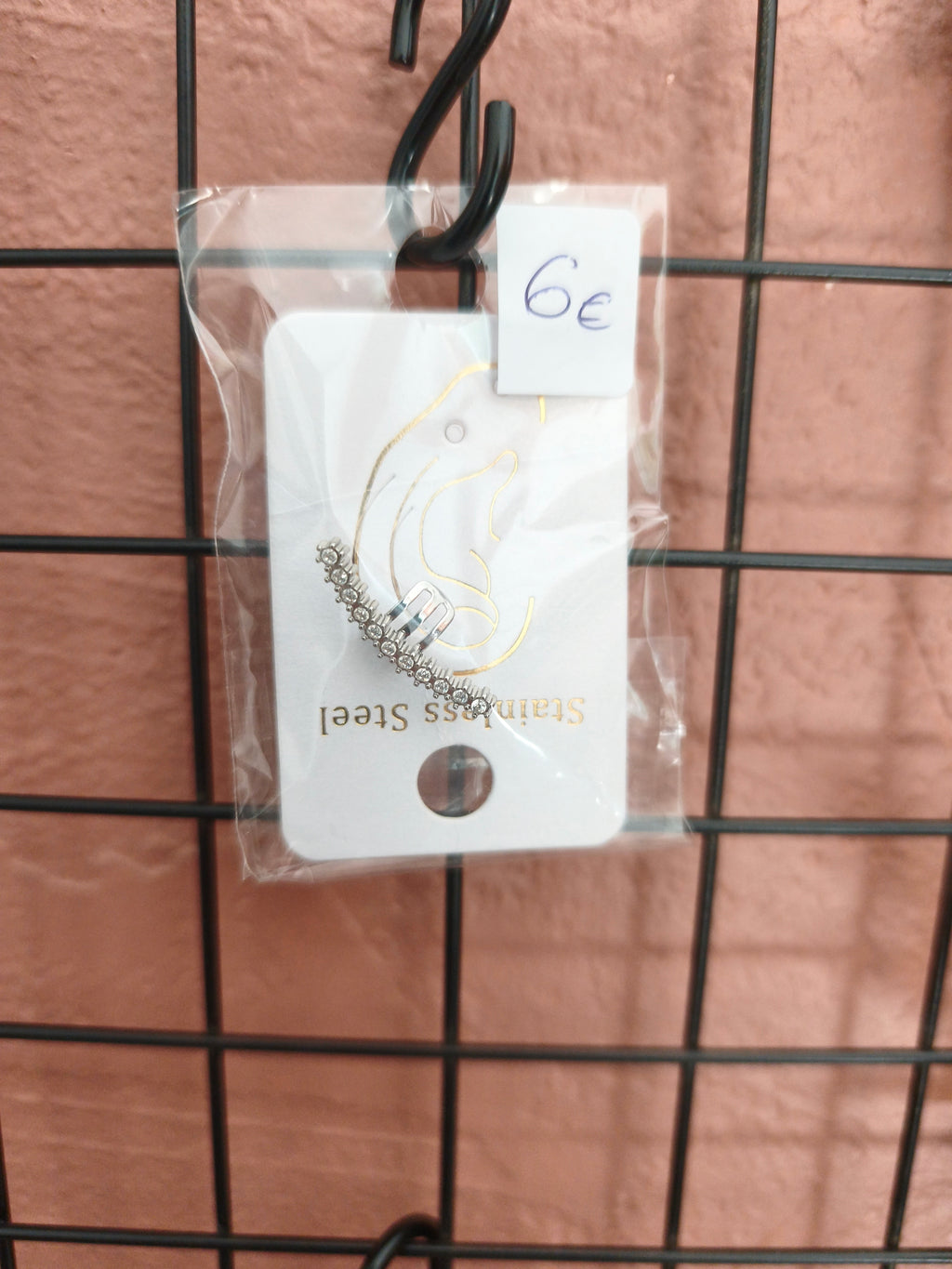 Bague d'oreilles en acier inoxydable