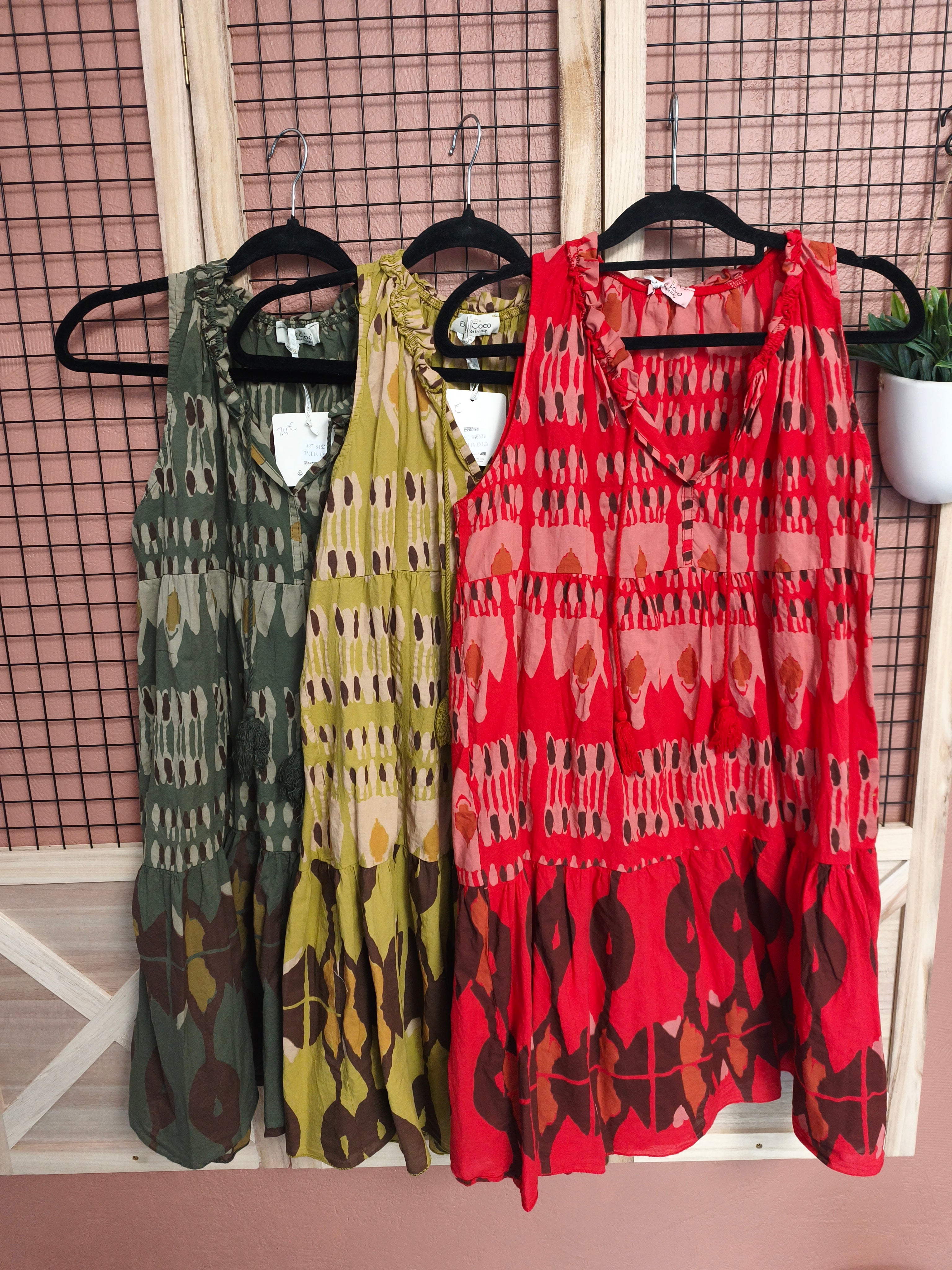 Robe 100% coton