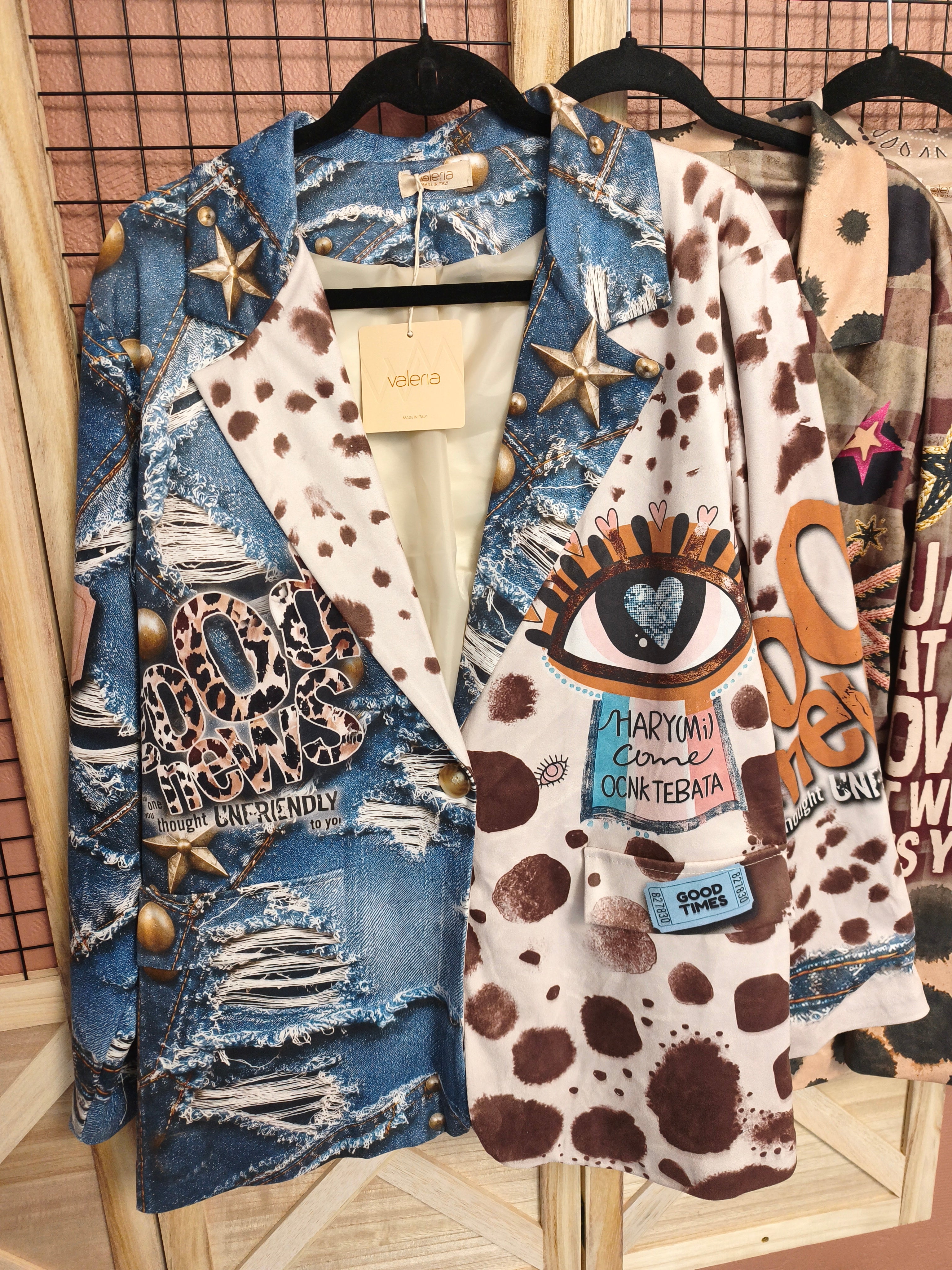 Veste" effet suédine"