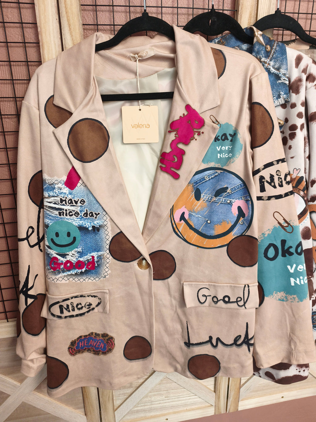 Veste" effet suédine"