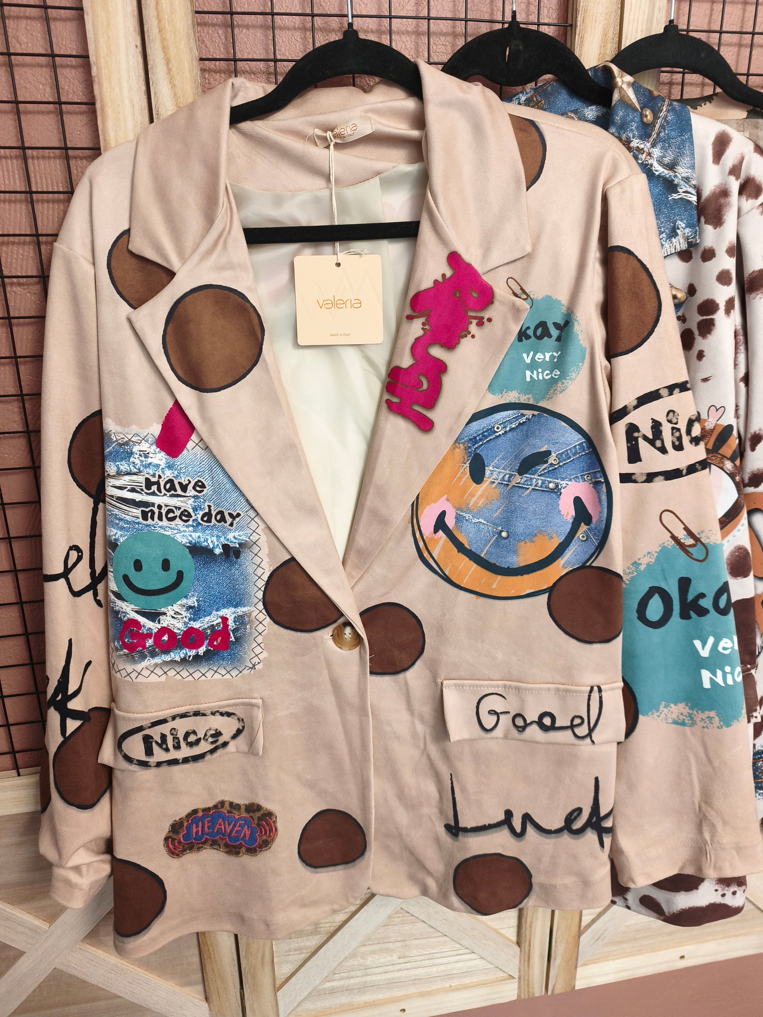 Veste" effet suédine"