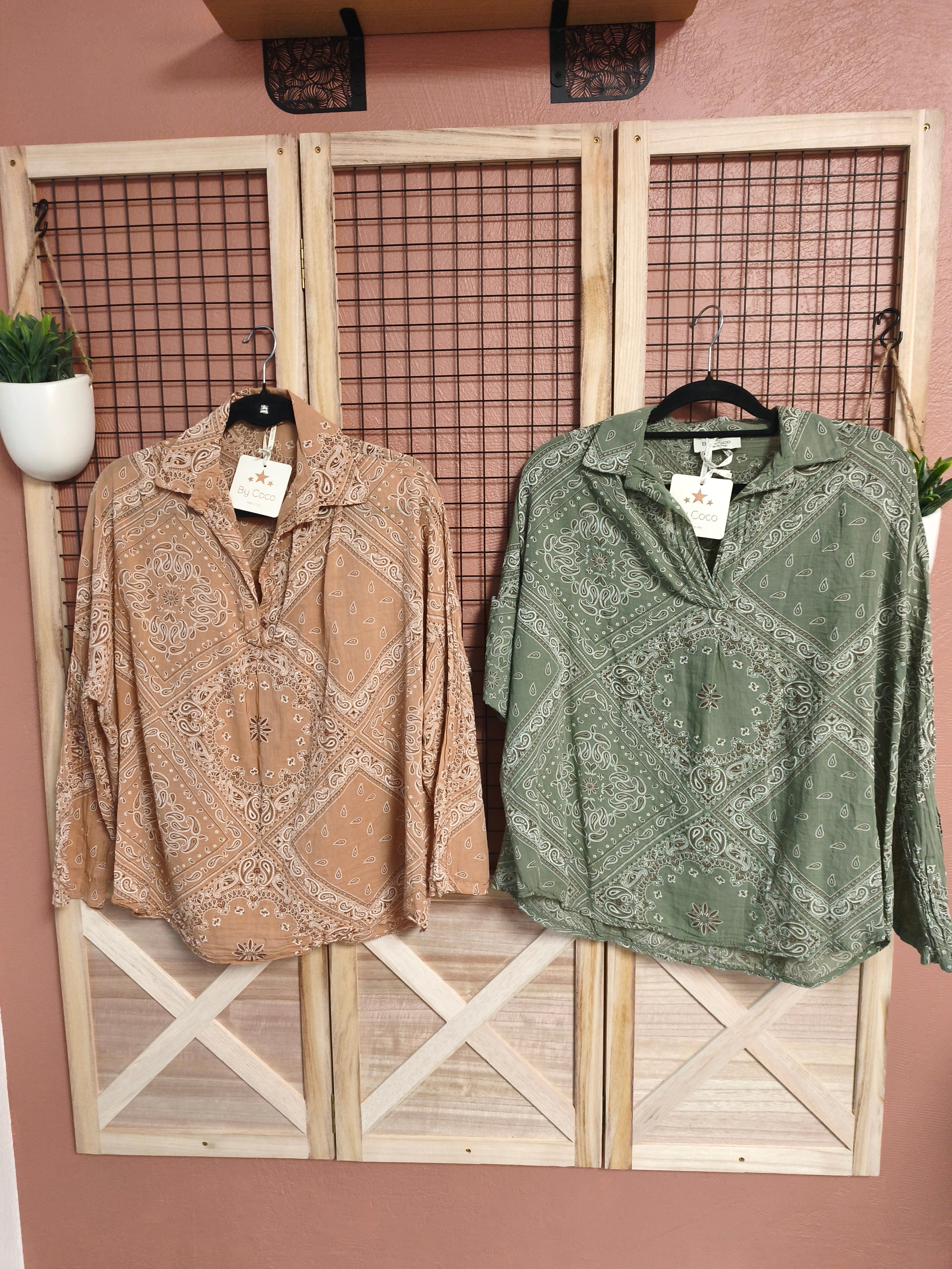 Blouse style bandana