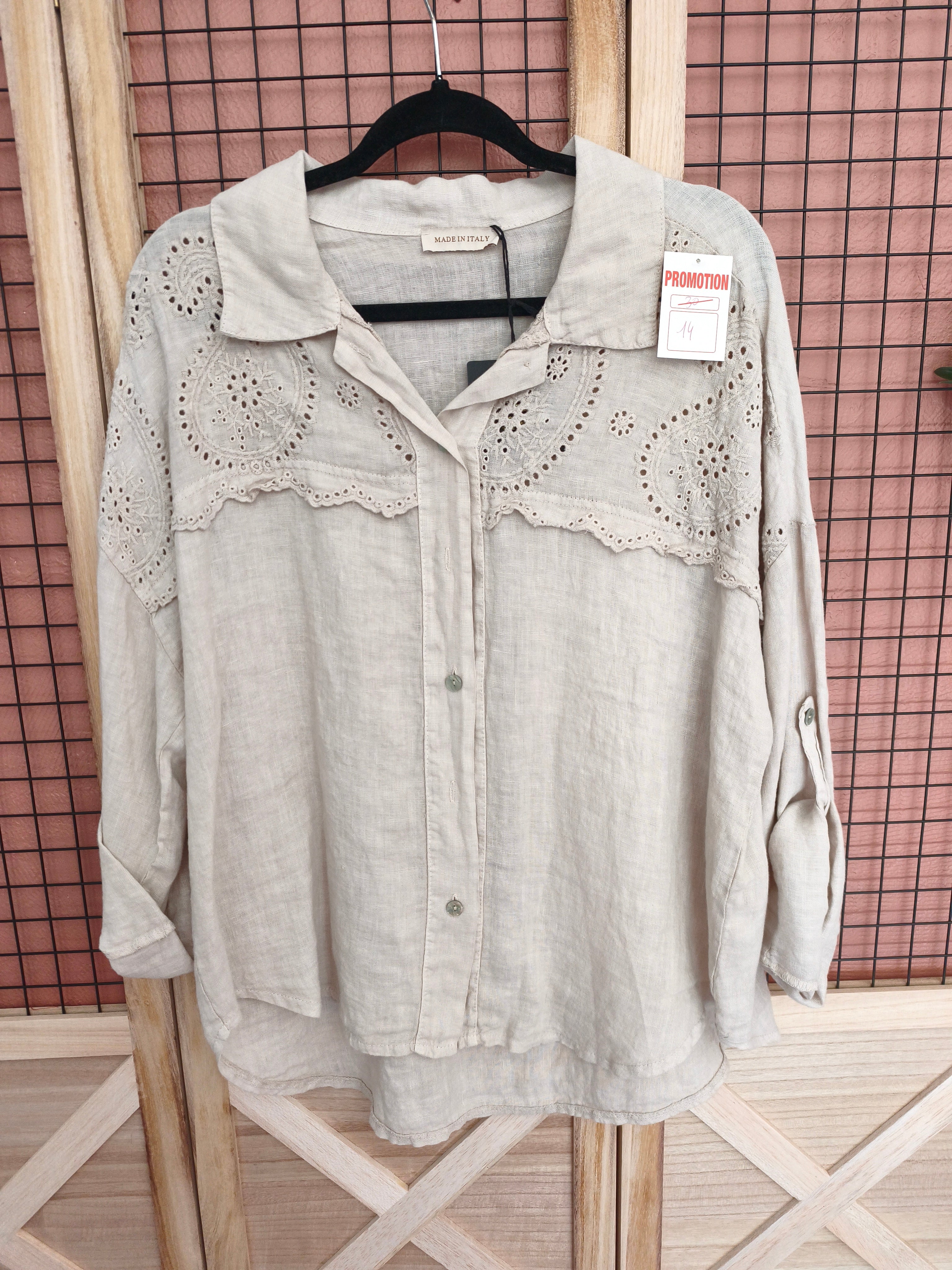 Chemise 100%lin