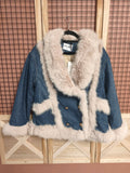 Veste " zac et zoe" jean's fausse fourrure