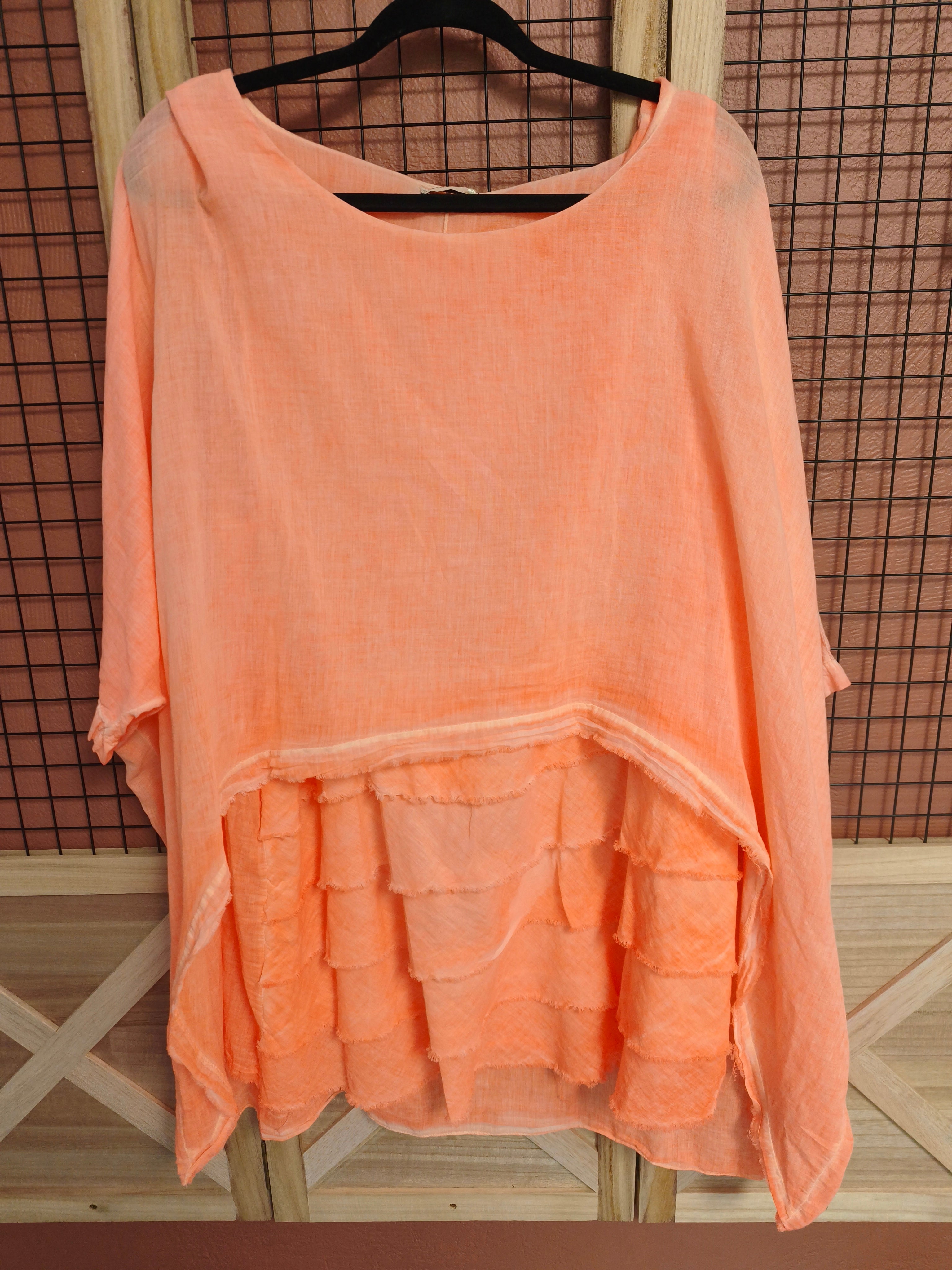 Top voile de coton