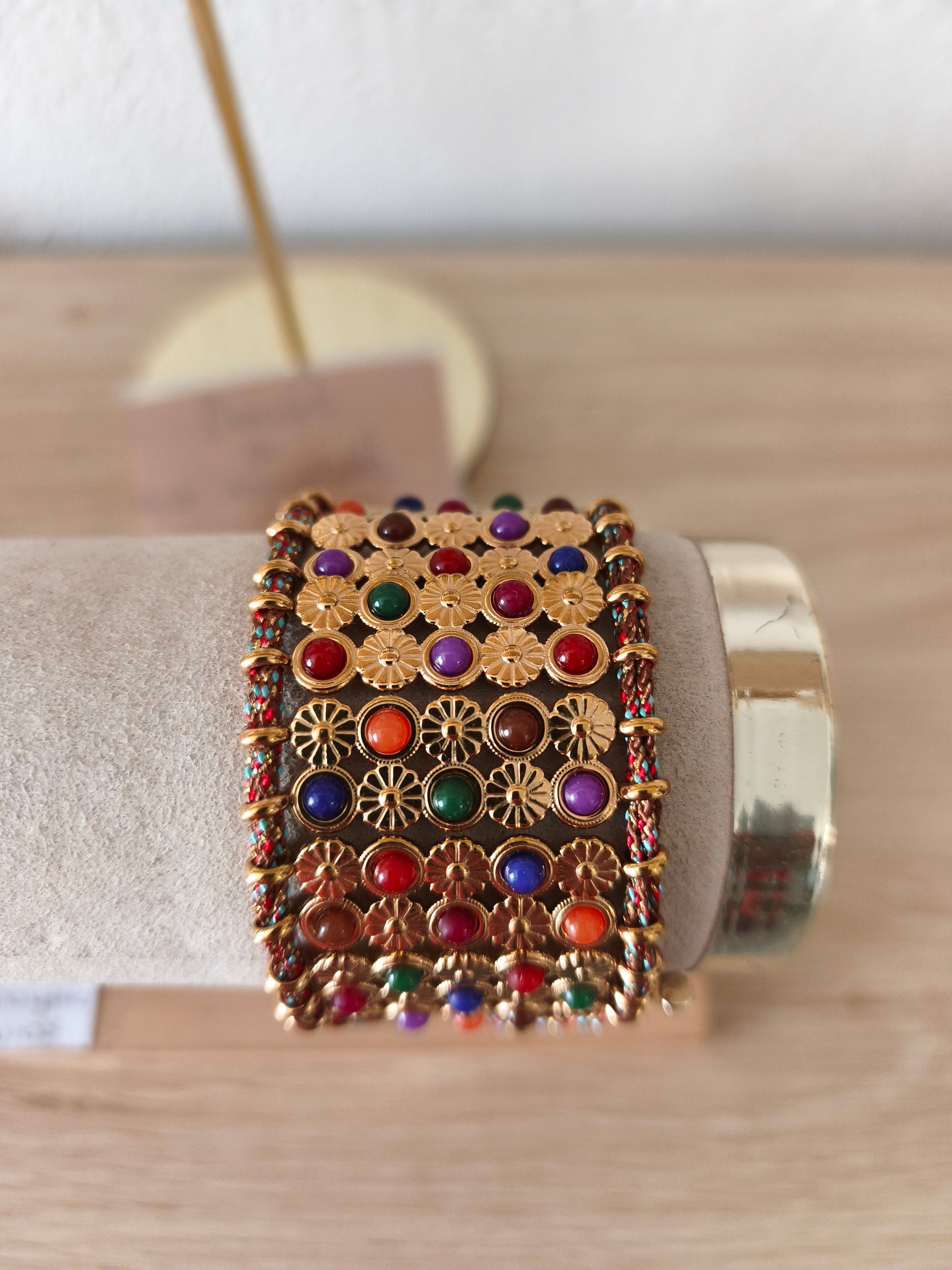 Bracelet acier inoxydable type manchette