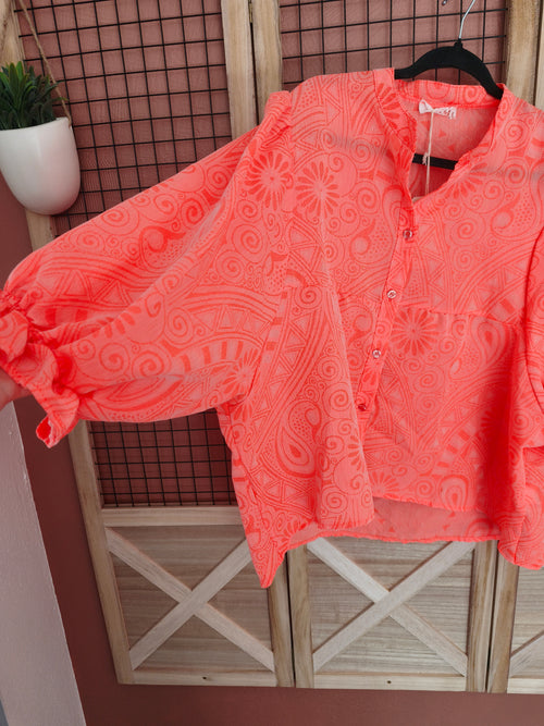 Blouse manche 3/4