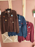 Chemise velours