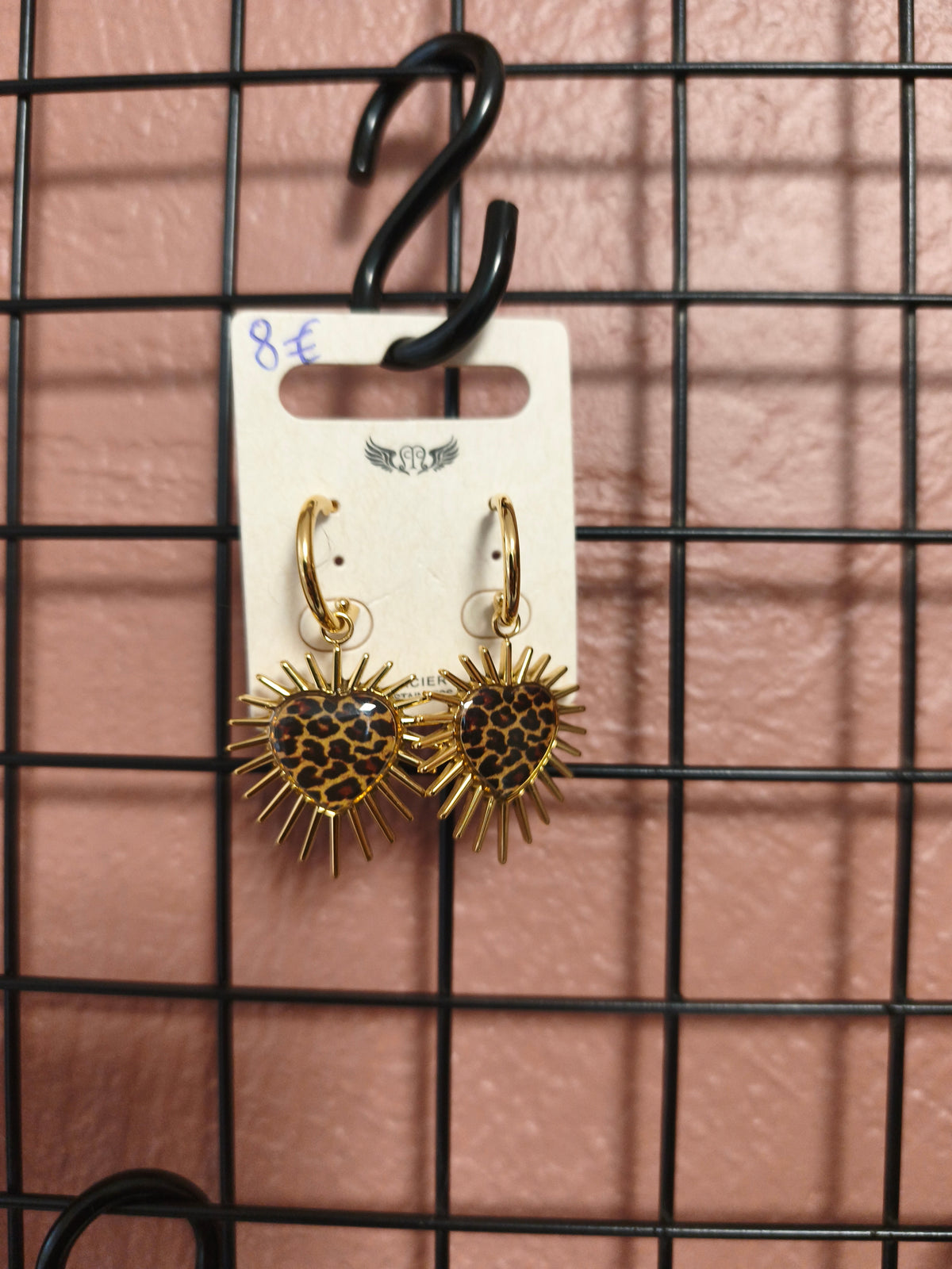 Boucles d'oreilles en acier inoxydable