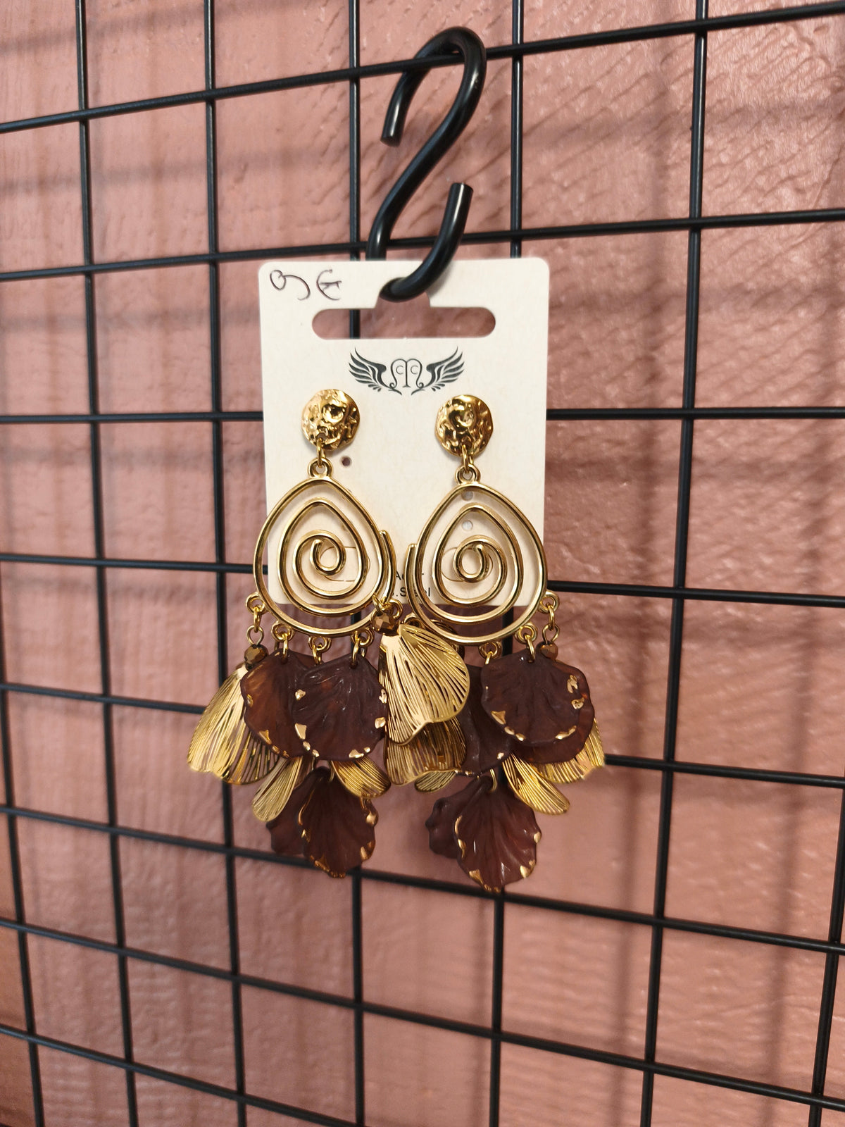 Boucle d'oreille en acier inoxydable