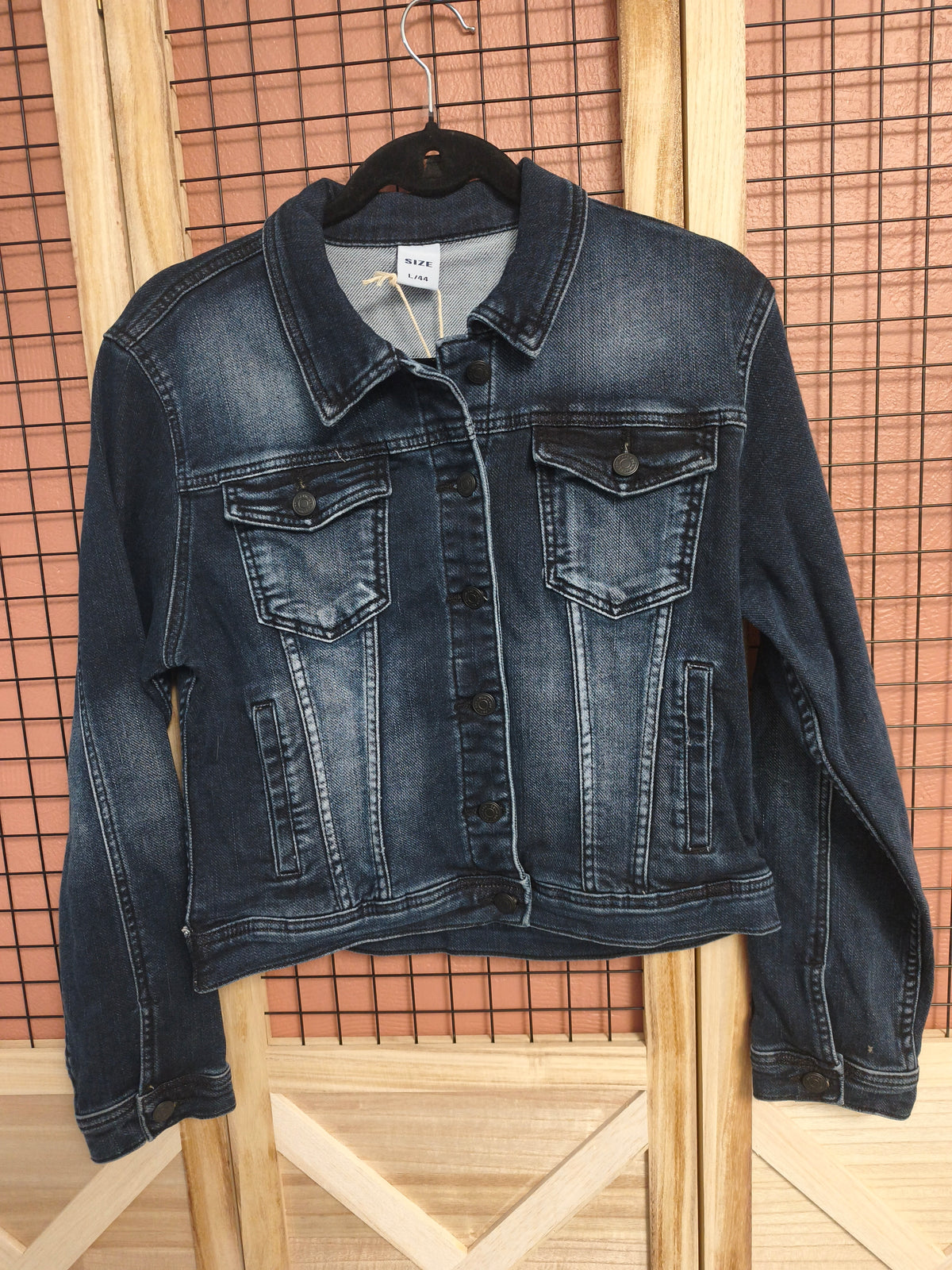 Veste jean's bleu brute