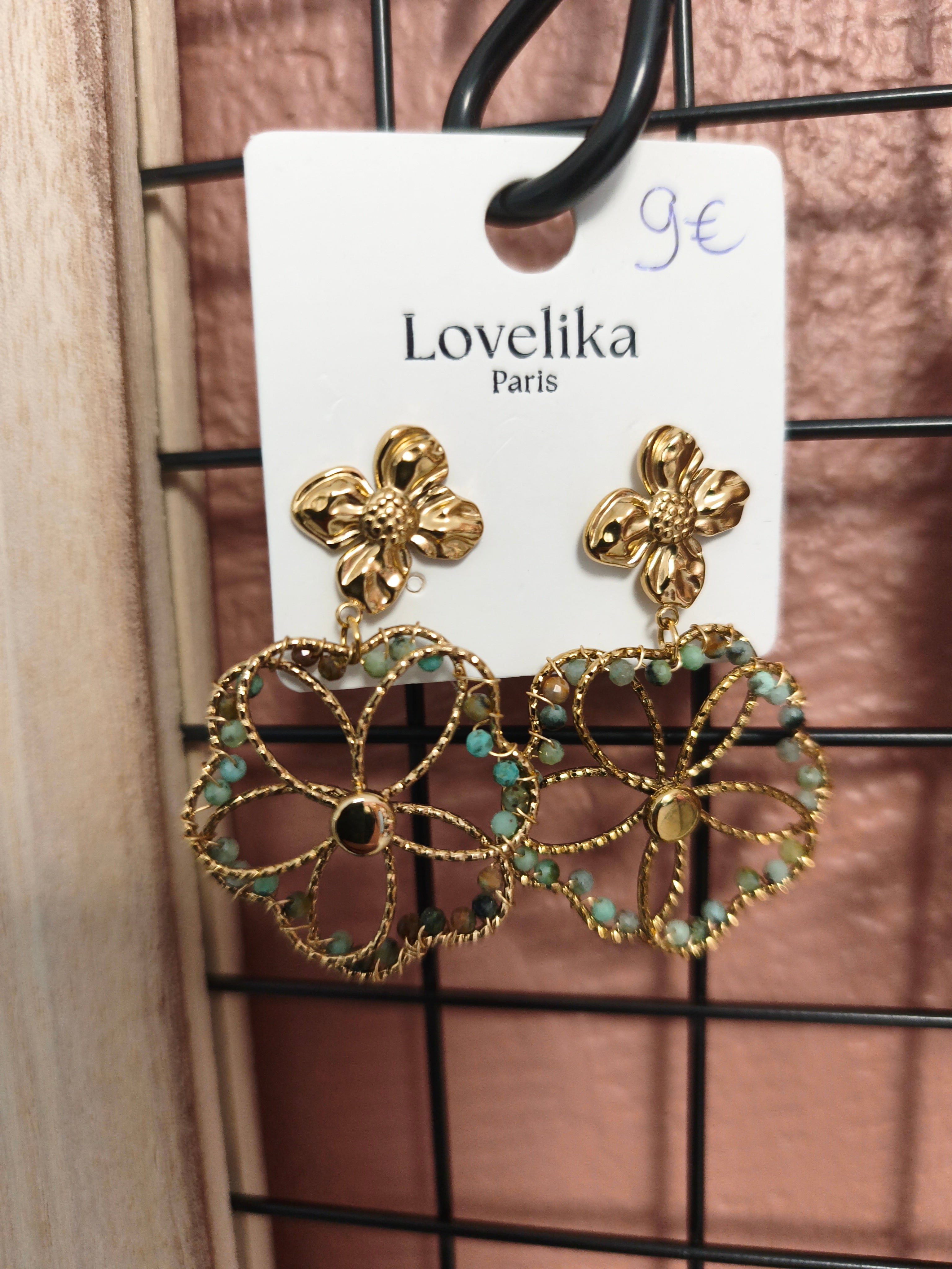 Boucles d'oreilles en acier inoxydable