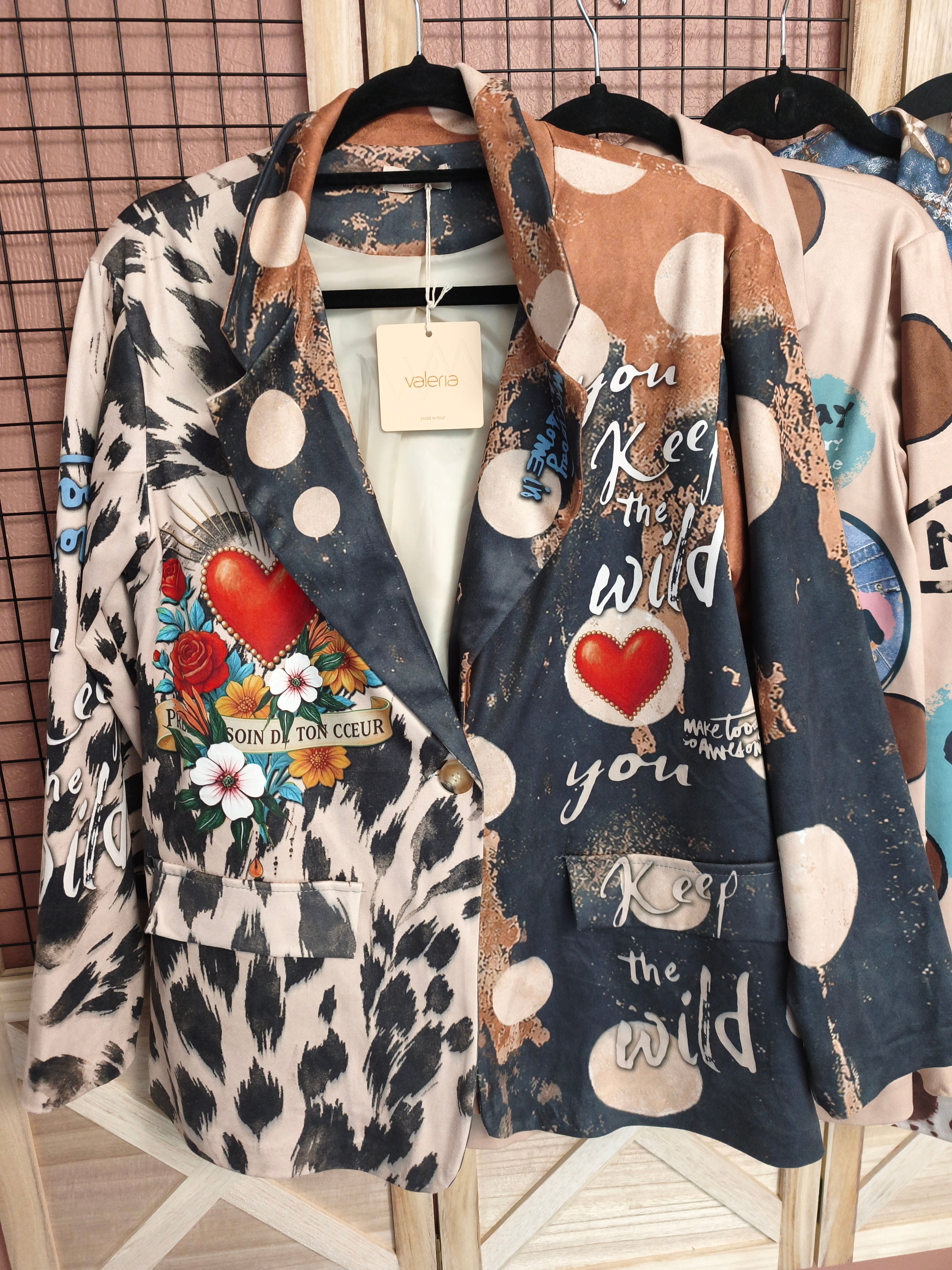 Veste" effet suédine"