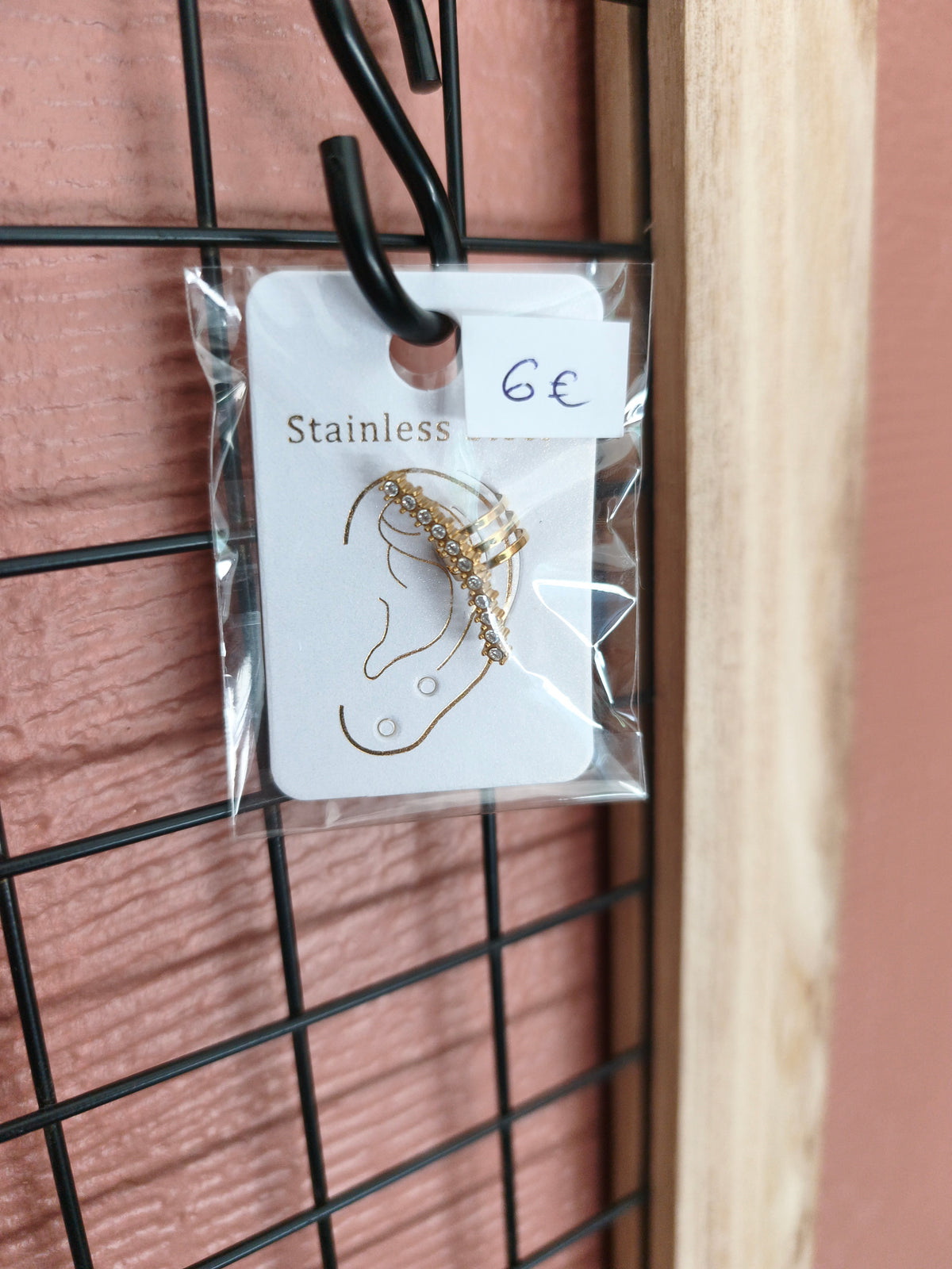 Bague d'oreilles en acier inoxydable