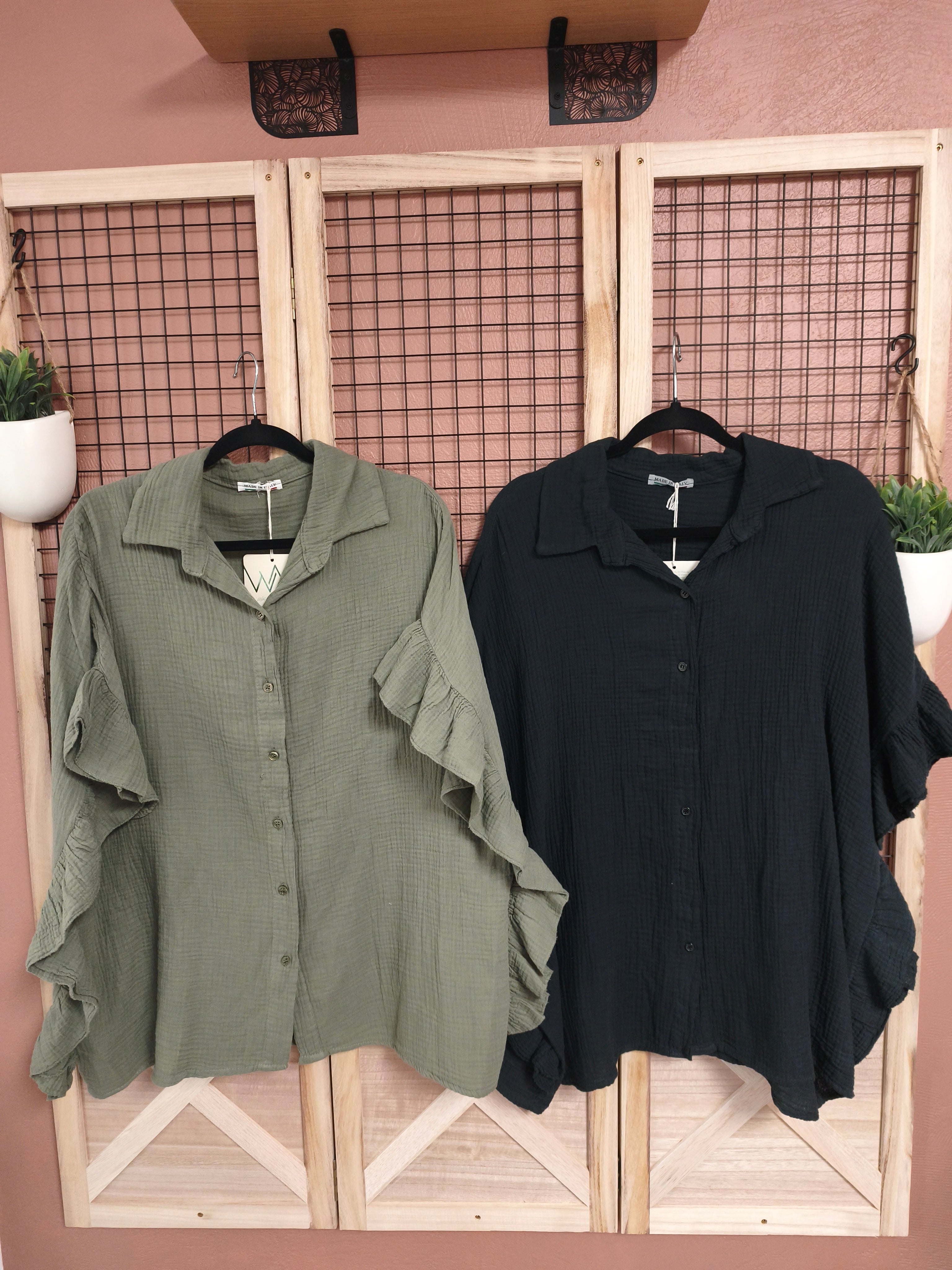 Chemise en gaze de coton