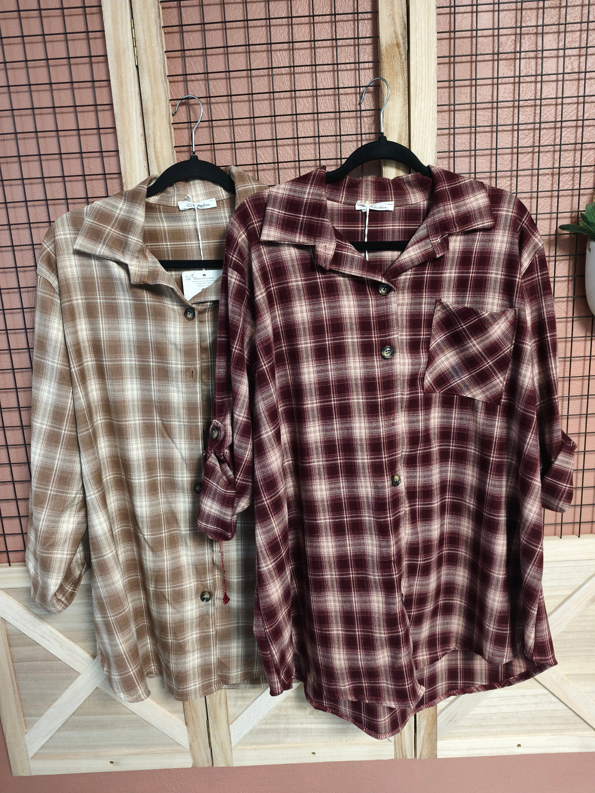 Chemise a carreaux