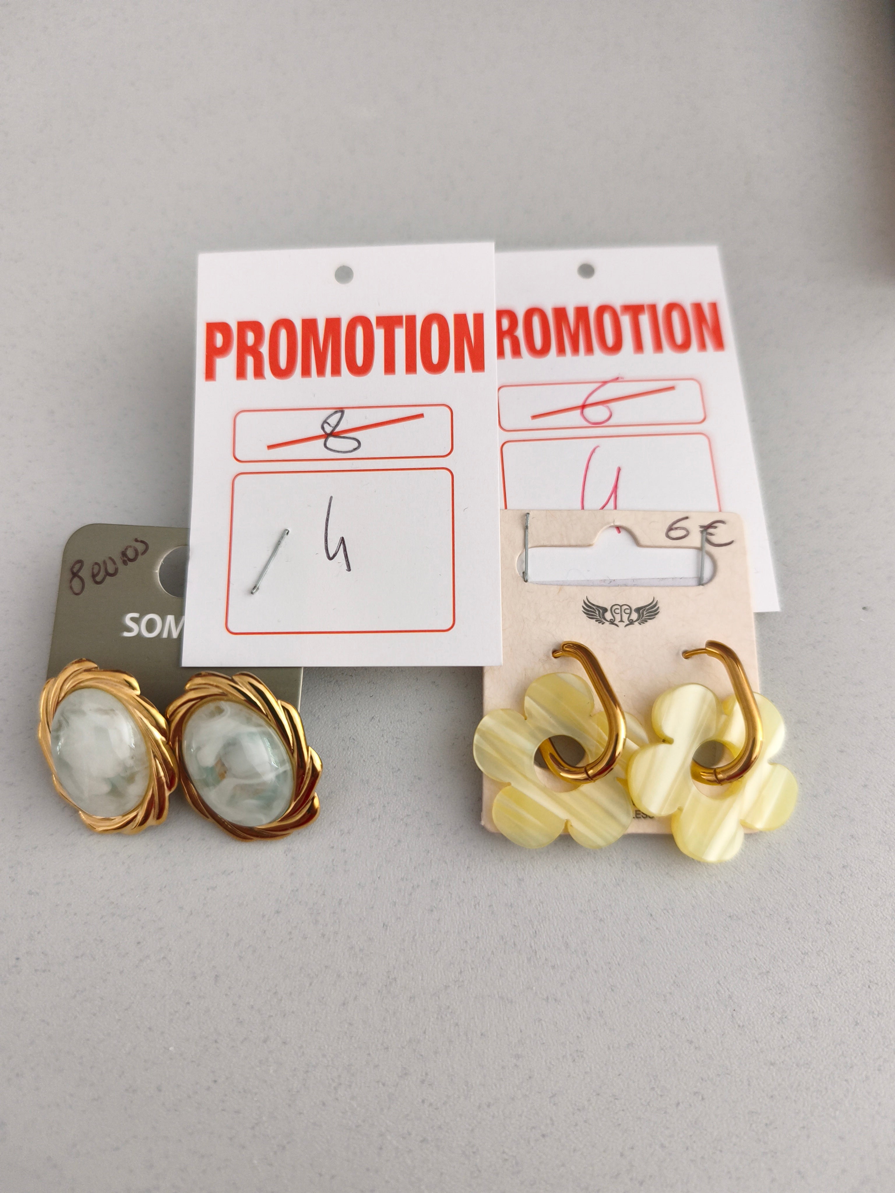 Boucle d'oreille en acier inoxydable