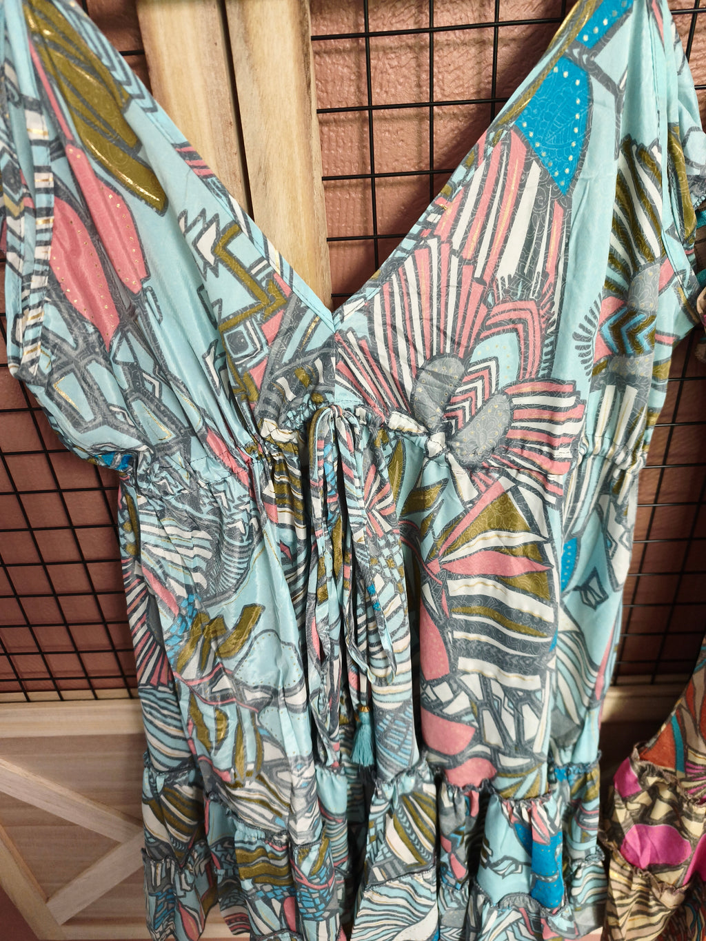 Robe effet soie