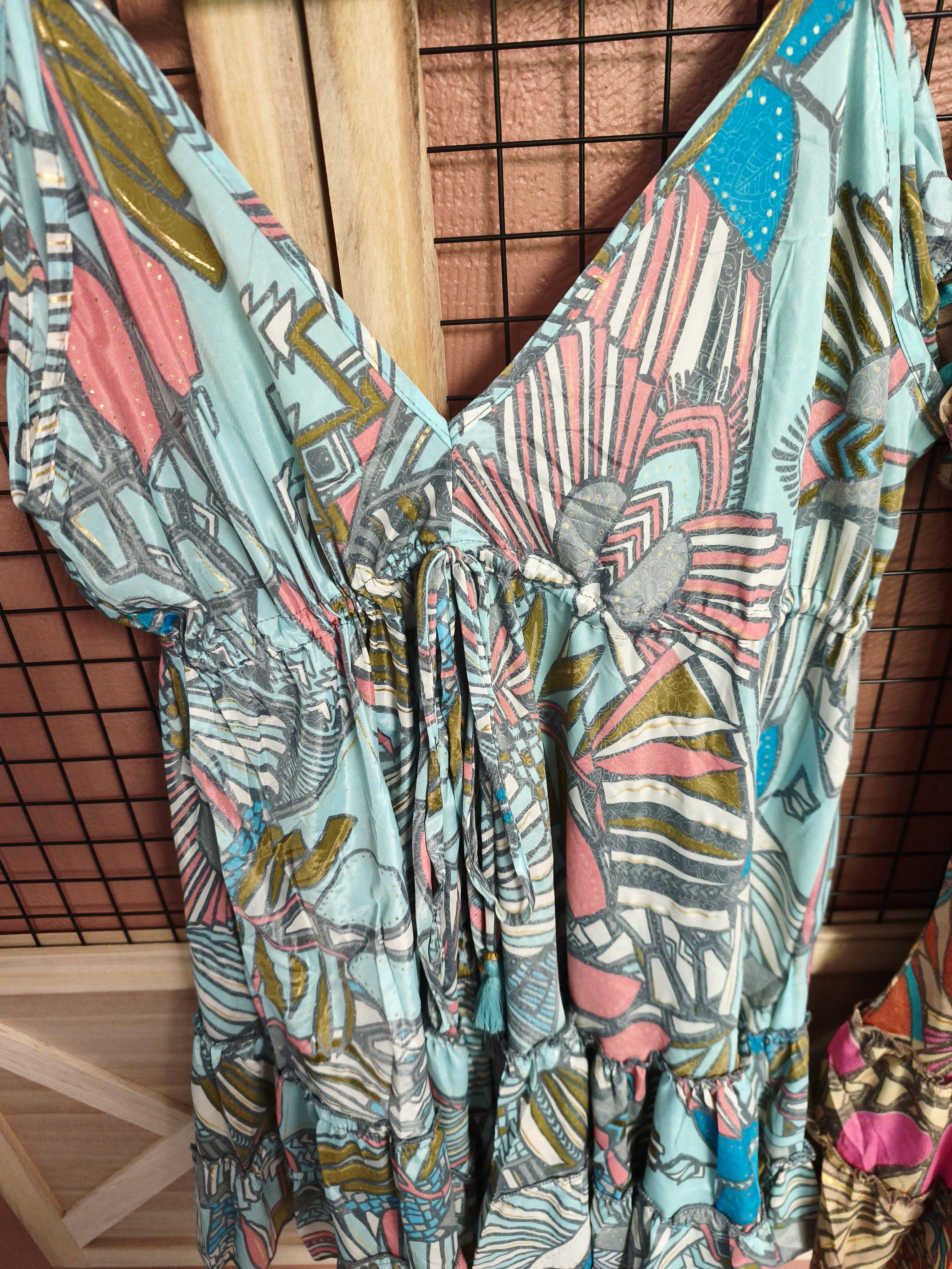 Robe effet soie