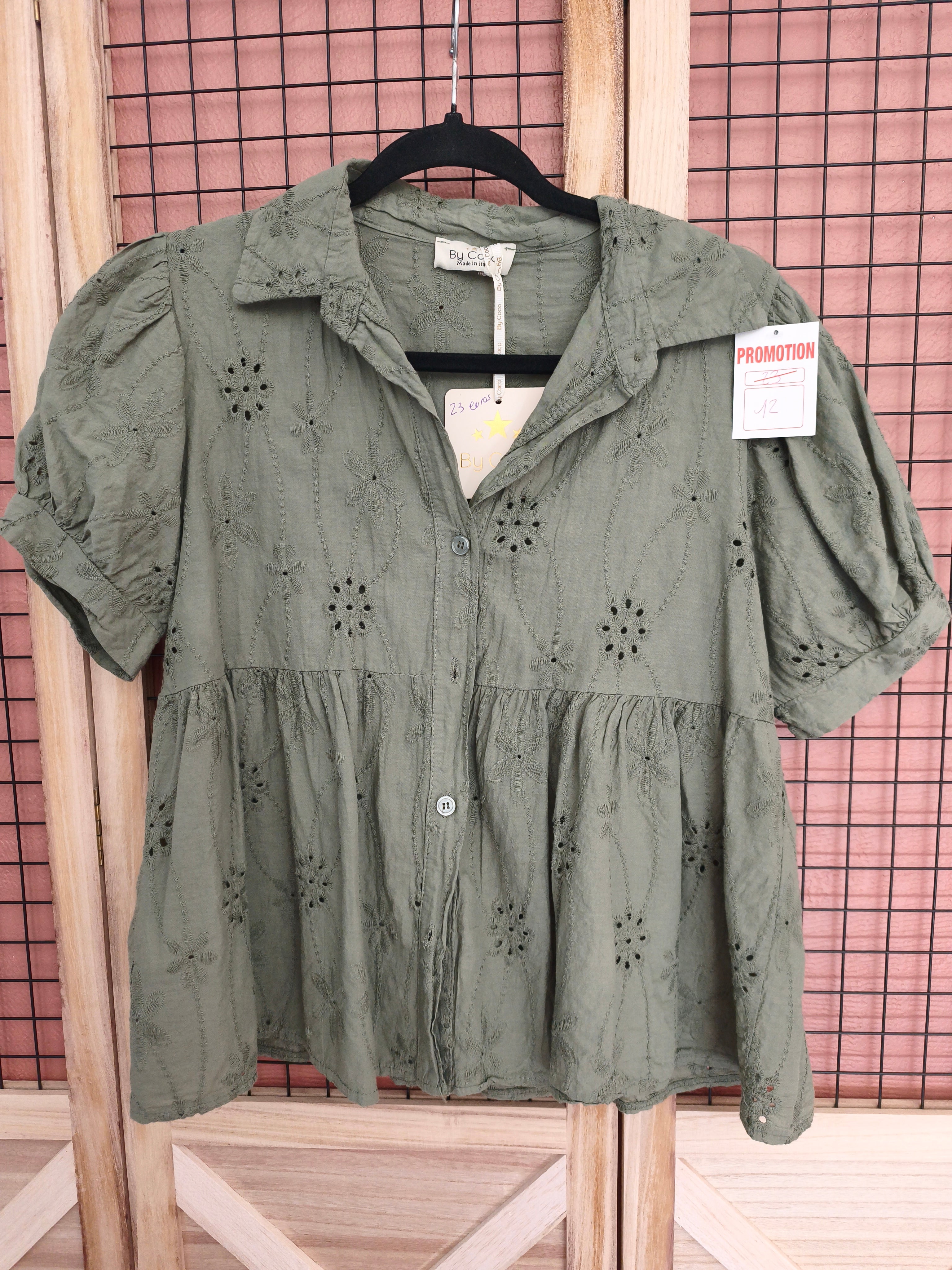 Chemise 100%coton