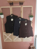Gilet sans manche velours